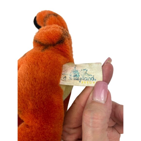 Disney Tigger Plush 9" Disneyland Beanbag Stuffed Soft Toy Older Tag - Picture 3 of 8